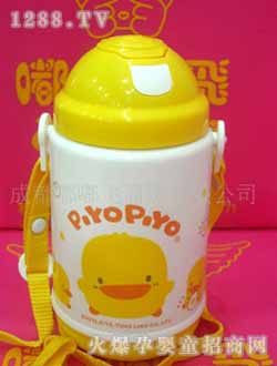 黃色小鴨抗菌保溫保冷水壺