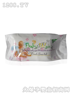 舒爾潔yinge濕巾白色包裝