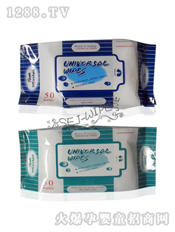舒爾潔yinge濕巾墨綠色包裝