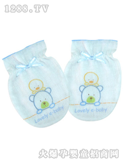 如意寶貝小伙伴紗布手套