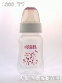 標(biāo)準(zhǔn)口徑PP奶瓶120mL紅驢
