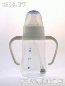帶柄自動(dòng)PP奶瓶120mL刻度