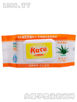 可兒yinge護(hù)膚濕巾(加蓋80片裝)