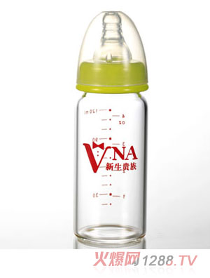 VNA金盾120ml標口玻璃奶瓶