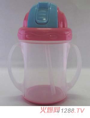 yinge寶240ML虎頭學(xué)飲杯