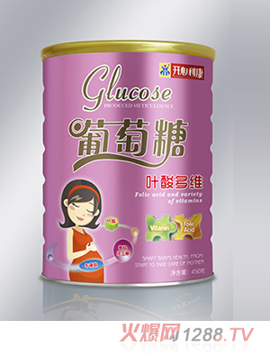 開(kāi)心利康葉酸多維葡萄糖