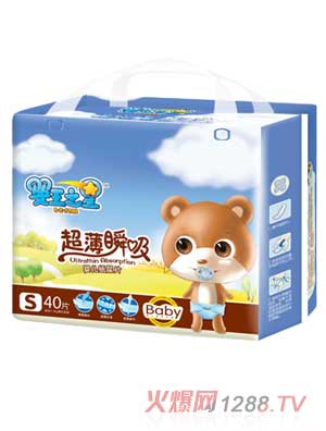嬰王之星超薄瞬吸紙尿片S