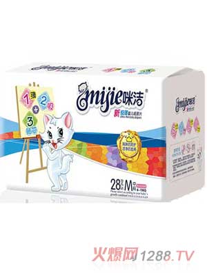 咪潔新極薄yinge紙尿片M碼