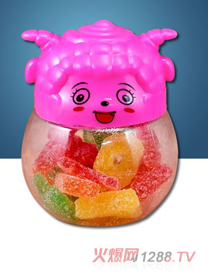 所愛(ài)喜洋洋玩具軟糖粉色