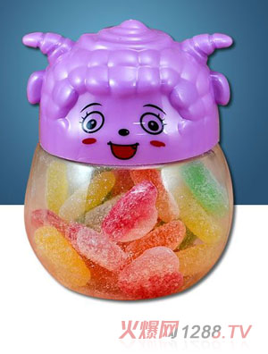 所愛(ài)喜洋洋玩具軟糖紫色