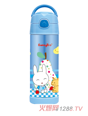 Bunnytoo���ჺͯ���ܱ�350ML�{(l��n)ɫ