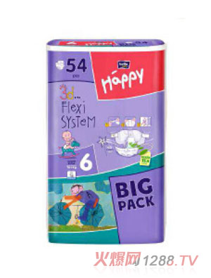 貝拉寶貝嬰幼兒紙尿褲6號54片
