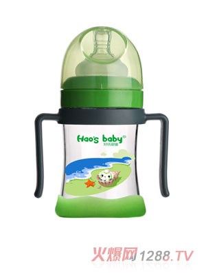 好氏嬰童海螺印花灰色雙柄奶瓶（?。?><div
                                                class=