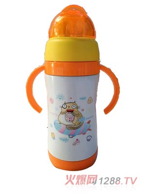 好樂(lè)嬰橙色水杯