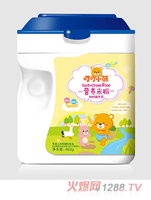 叮叮小熊營(yíng)養(yǎng)米粉桶裝-DHA+益生元