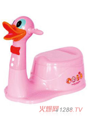 陽光兔yinge動物座便器粉色