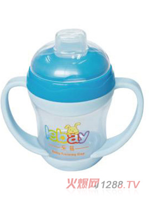 陽光兔yinge軟嘴訓練杯180ML藍色