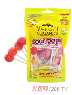 牙米滋青蘋(píng)果酸味棒棒糖85g