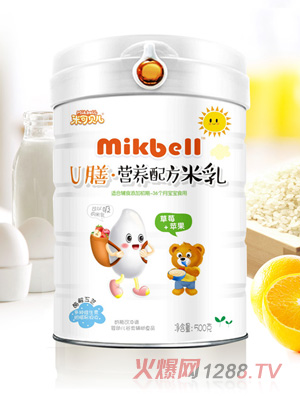 米可貝兒U膳·草莓蘋果營(yíng)養(yǎng)配方米乳