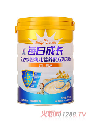 每日成長(zhǎng)全谷物嬰幼兒營(yíng)養(yǎng)配方奶米粉-淮山薏米