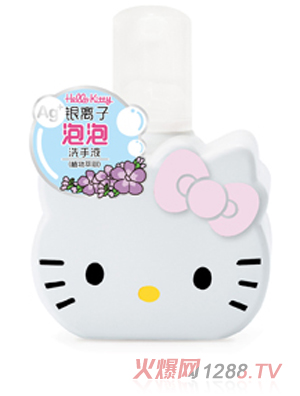 Hello Kitty初酷銀離子泡泡洗手液（植物萃?。?00ml