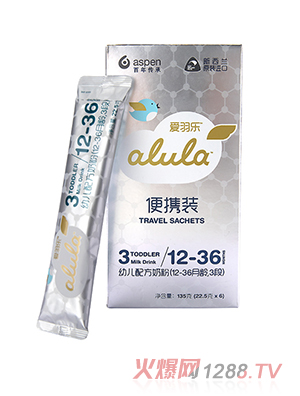 愛(ài)羽樂(lè)幼兒配方奶粉3段135g