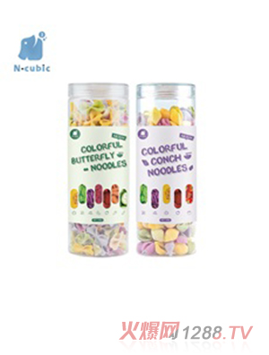 N-cubic恩庫(kù)克 嬰兒多彩果蔬面條140g