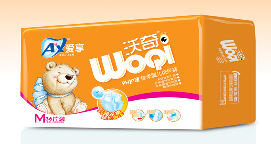 愛(ài)享沃奇紙尿褲M碼